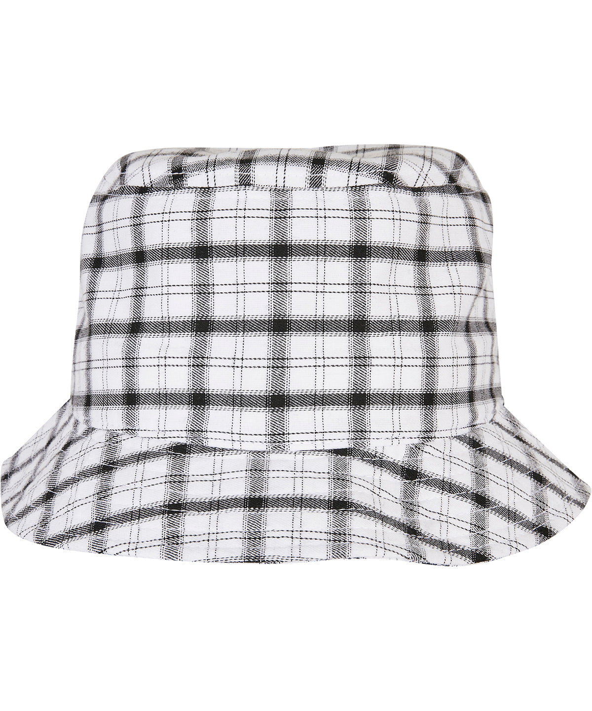 Flexfit / Yupoong Check bucket hat (5003C) White/Grey