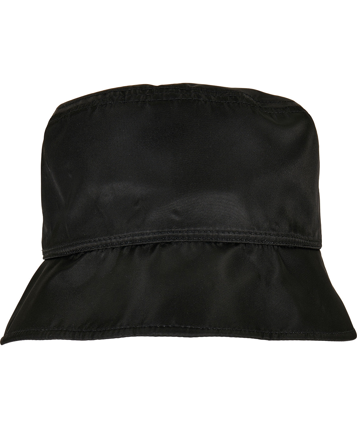 Flexfit / Yupoong Nylon sherpa bucket hat (5003NH) Black/Off White
