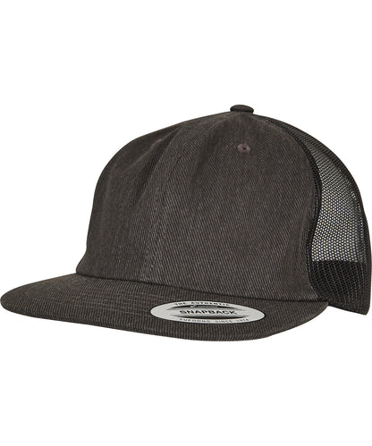 Flexfit / Yupoong Denim trucker (6006DT) Black Raw