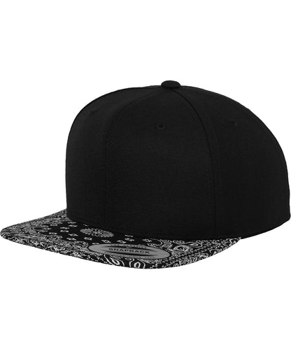 Flexfit / Yupoong Bandana snapback (6089BD) Black/Paisley