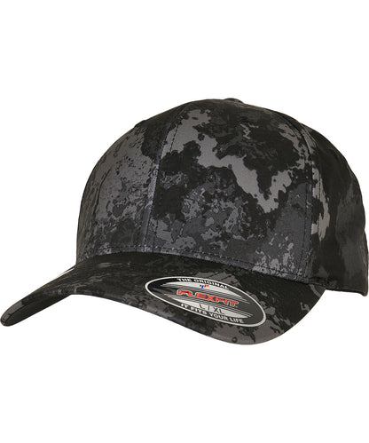 Flexfit / Yupoong Flexfit Veil Camo™ cap (6277VC) Poseidon Black