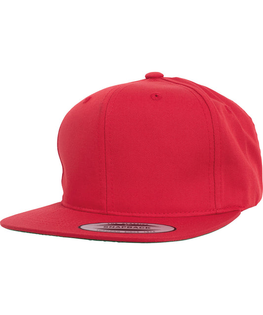 Flexfit / Yupoong Pro-style twill snapback youth cap (6308) Red
