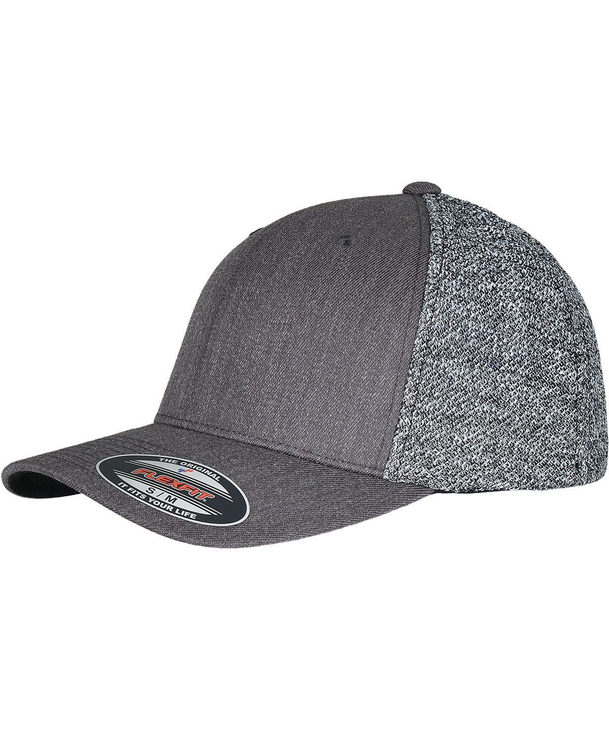 Flexfit / Yupoong Flexfit trucker melange mesh (6511MM) Black/Grey Melange