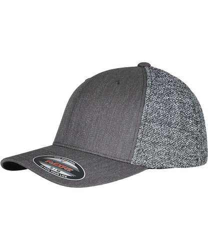 Flexfit / Yupoong Flexfit trucker melange mesh (6511MM) Black/Grey Melange