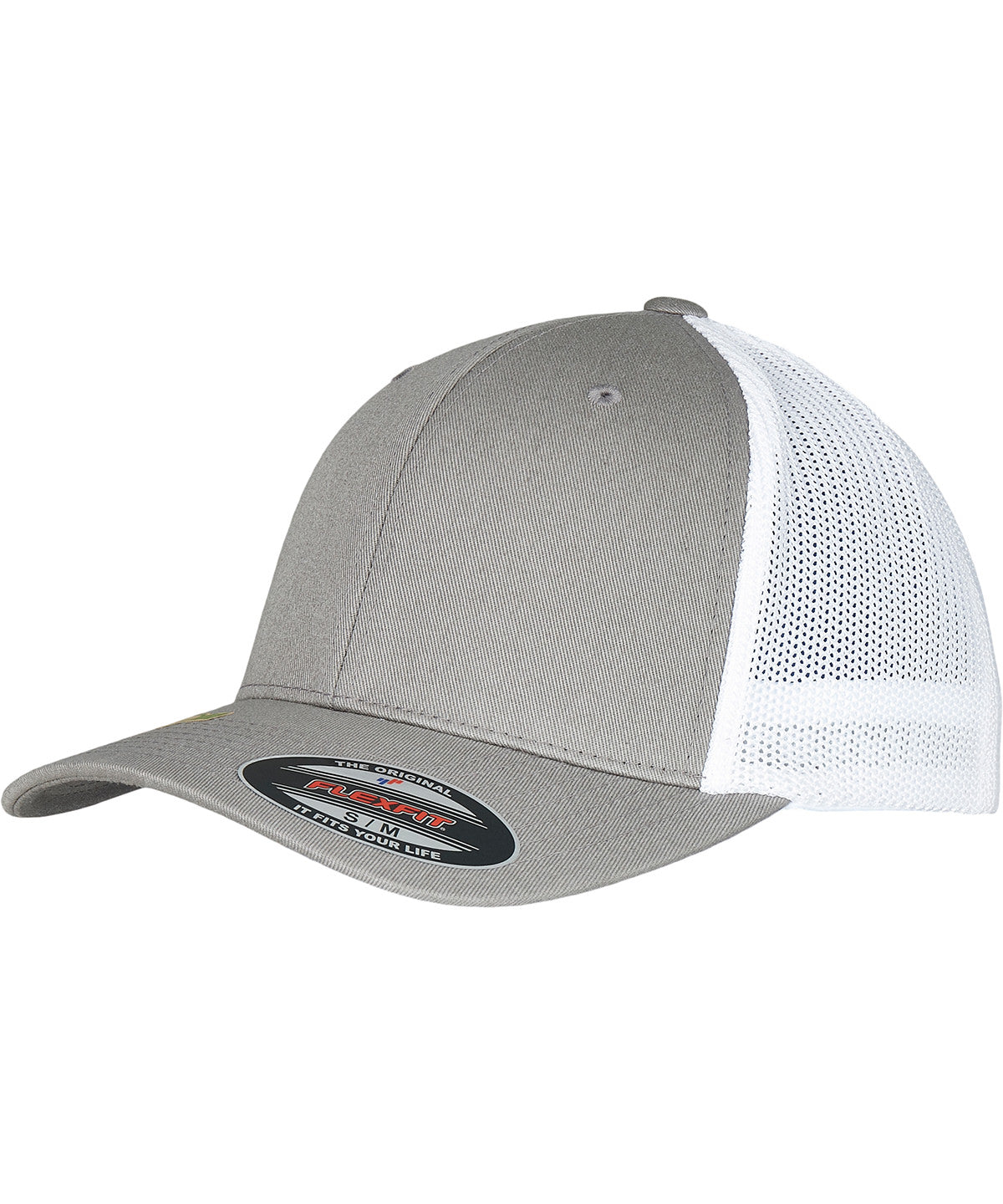 Flexfit / Yupoong Flexfit trucker recycled mesh (6511RM) Grey/White