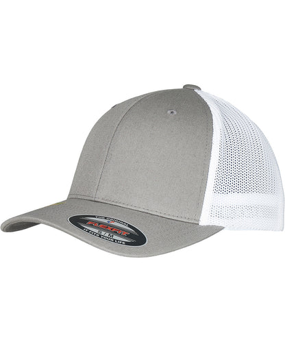 Flexfit / Yupoong Flexfit trucker recycled mesh (6511RM) Grey/White