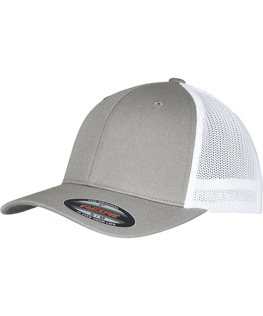 Flexfit / Yupoong Flexfit trucker recycled mesh (6511RM) Grey/White