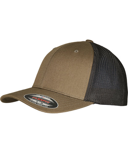 Flexfit / Yupoong Flexfit trucker recycled mesh (6511RM) Olive/Black