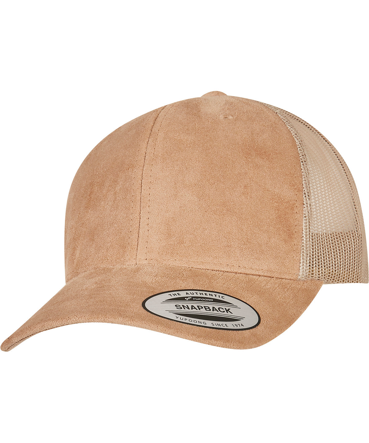 Flexfit / Yupoong Imitation suede leather trucker cap (6606SU) Khaki