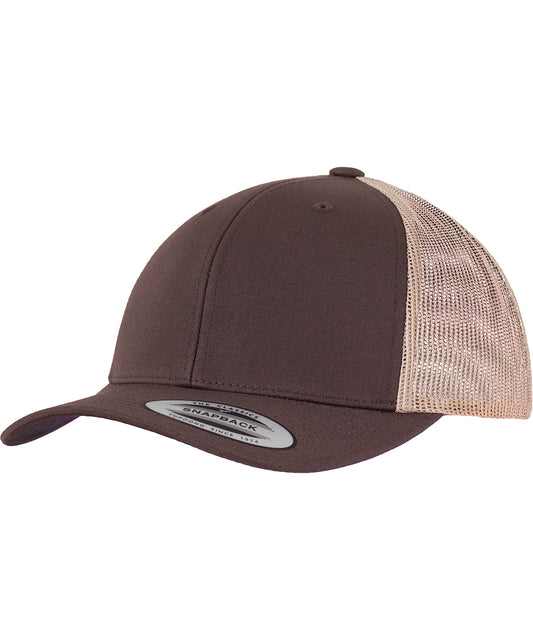 Flexfit / Yupoong Retro trucker 2-tone (6606T) Brown/Khaki