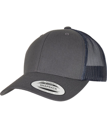Flexfit / Yupoong Retro trucker 2-tone (6606T) Charcoal/Navy