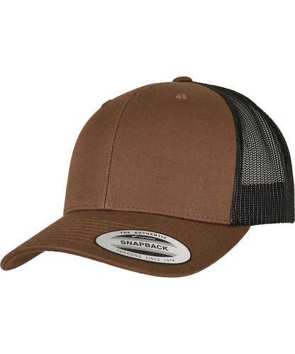 Flexfit / Yupoong Retro trucker 2-tone (6606T) Coyote Brown/Black