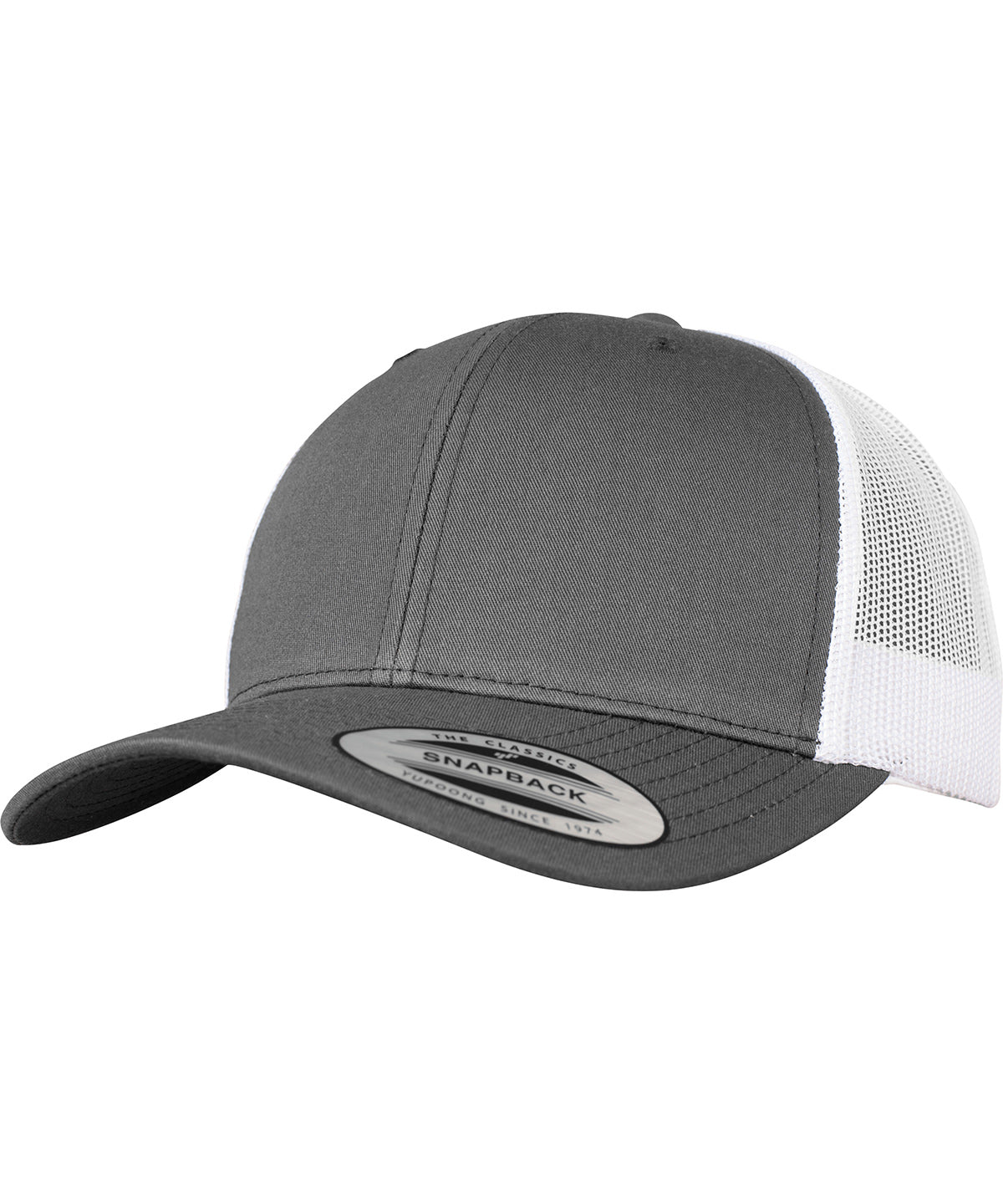 Flexfit / Yupoong Retro trucker 2-tone (6606T) Dark Grey/White