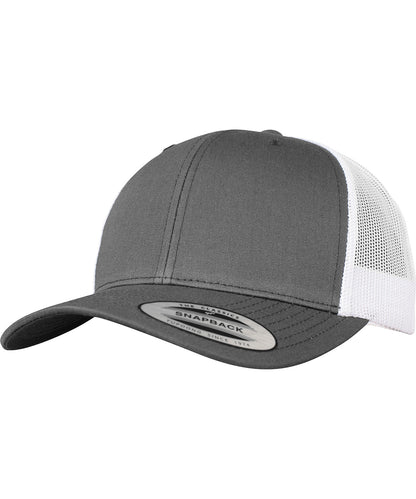 Flexfit / Yupoong Retro trucker 2-tone (6606T) Dark Grey/White