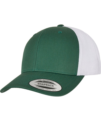 Flexfit / Yupoong Retro trucker 2-tone (6606T) Evergreen/White