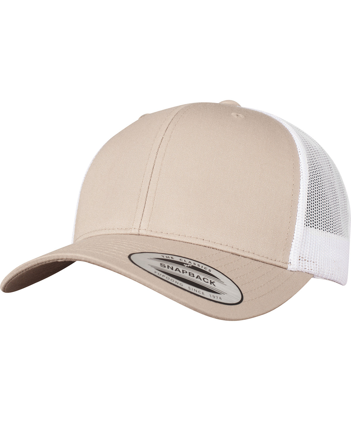 Flexfit / Yupoong Retro trucker 2-tone (6606T) Khaki/White