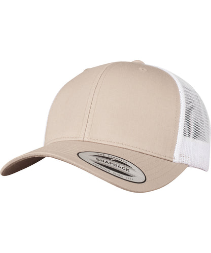 Flexfit / Yupoong Retro trucker 2-tone (6606T) Khaki/White