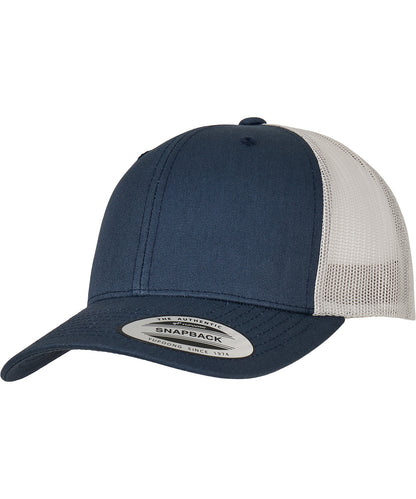 Flexfit / Yupoong Retro trucker 2-tone (6606T) Navy/Silver