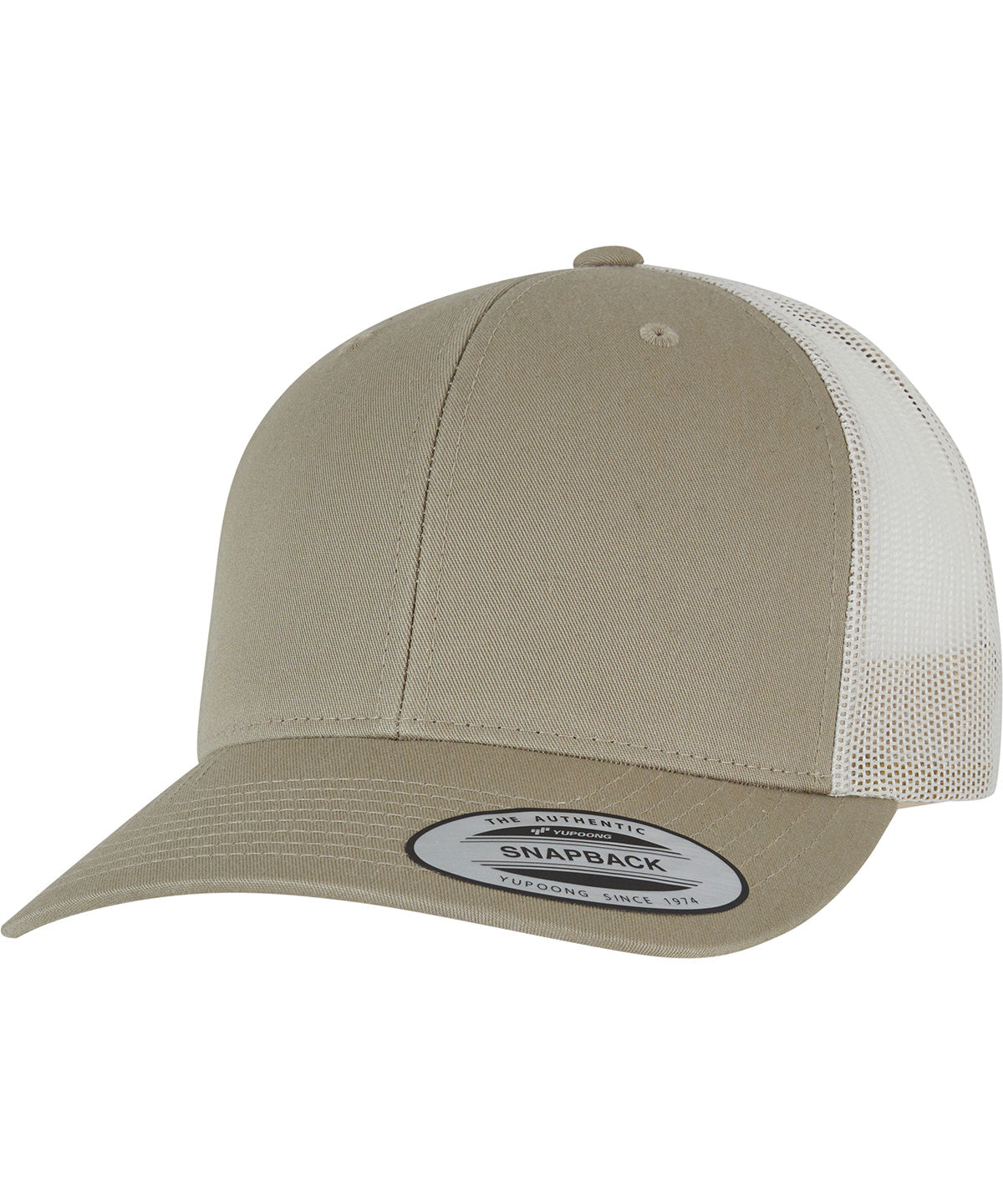 Flexfit / Yupoong Retro trucker 2-tone (6606T) Pale Khaki/Birch