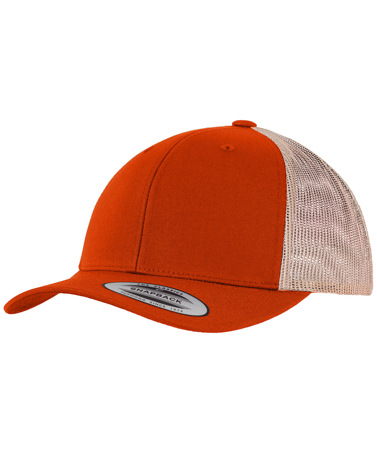 Flexfit / Yupoong Retro trucker 2-tone (6606T) Rustic Orange/Khaki
