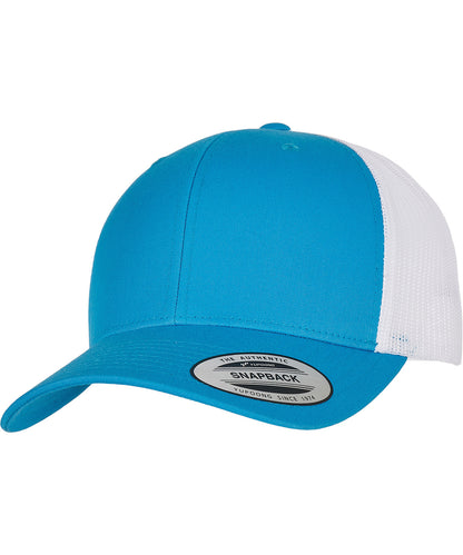 Flexfit / Yupoong Retro trucker 2-tone (6606T) Turquoise/White