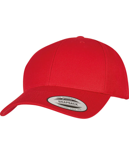 Flexfit / Yupoong Premium curved visor snapback cap (6789M) Red