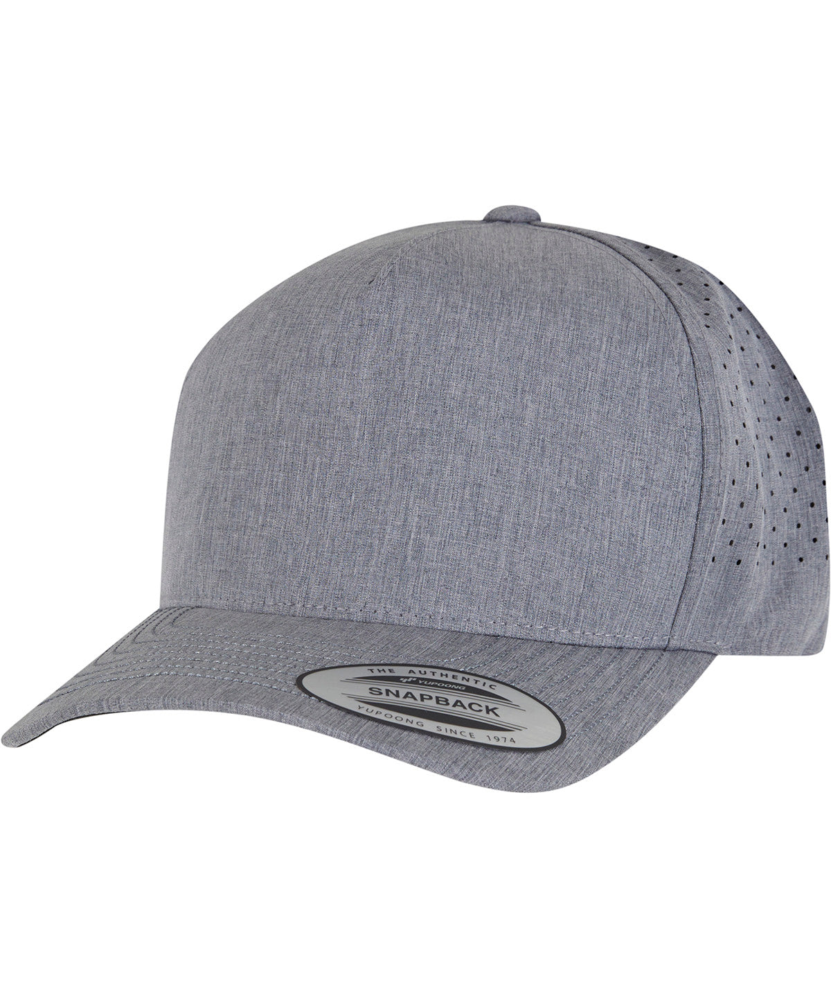 Flexfit / Yupoong YP Classics® 5-panel snapback (5389AP) Heather Grey