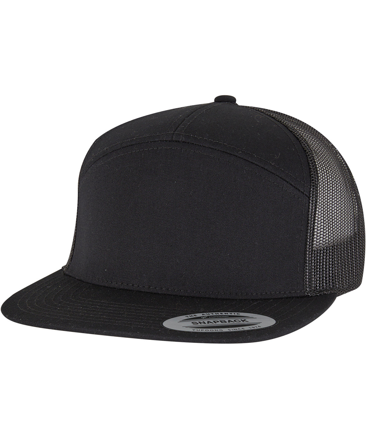 Flexfit / Yupoong 7-panel classic trucker cap (9294) Black/Black