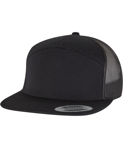 Flexfit / Yupoong 7-panel classic trucker cap (9294) Black/Black