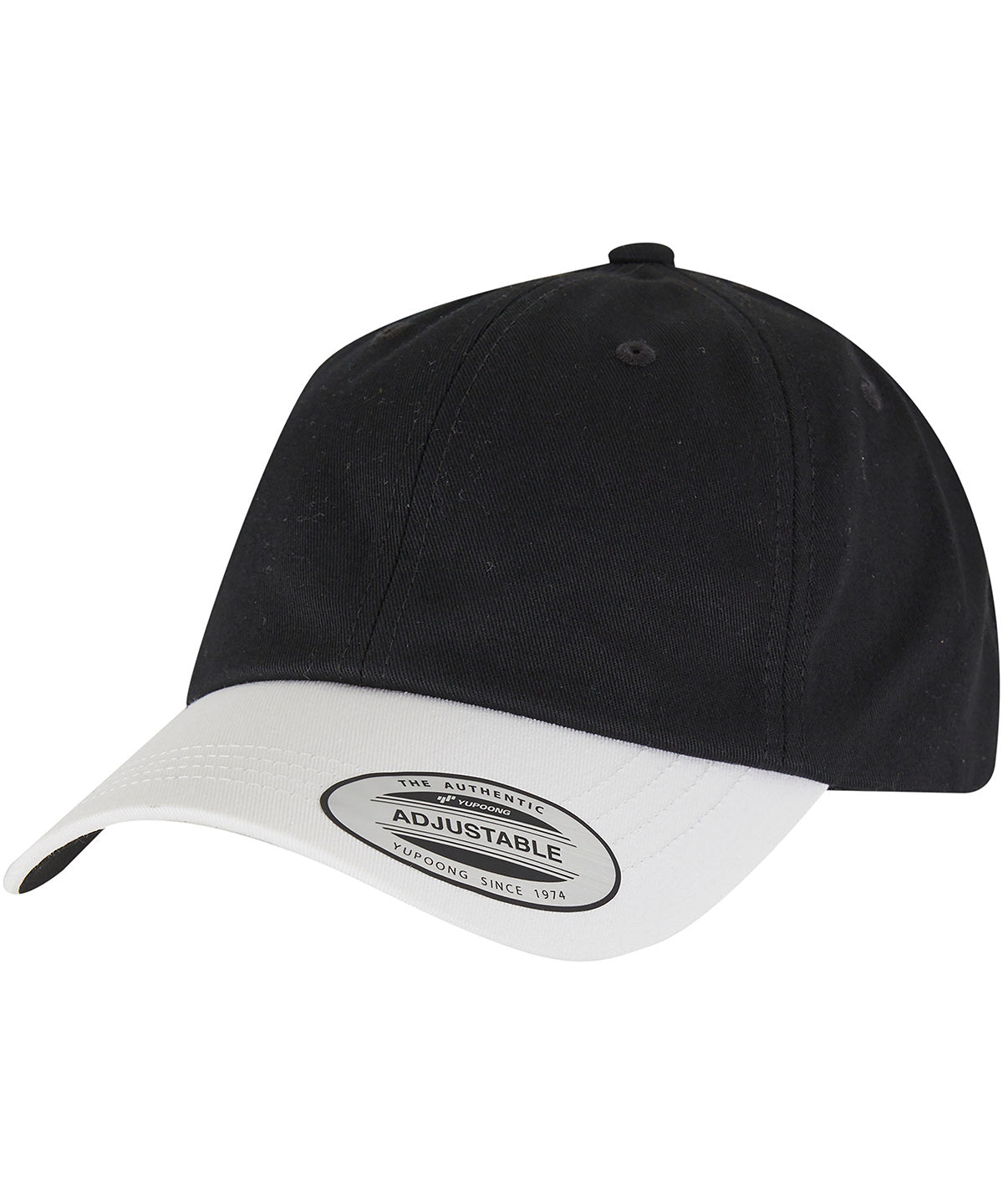 Flexfit / Yupoong Low-profile cotton twill two-toned (6245CMT) Black/White