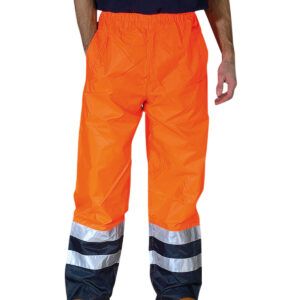 hi vis waterproof overtrousers (hvs463)